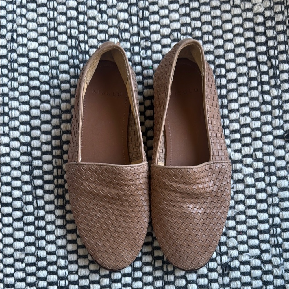 Nisolo Alejandro Tan Woven Loafers